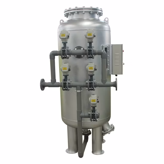 석영 모래 자갈 다층 구조 정수 필터