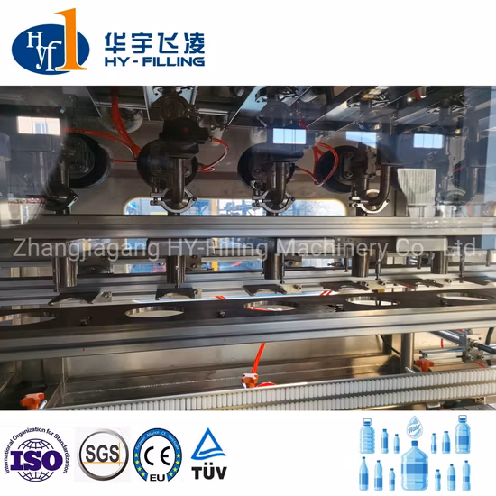 생수 세척, 충전, 캡핑, 3 in 1을 위한 5갤런 충전 시스템 병입